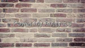 Power My Analytics